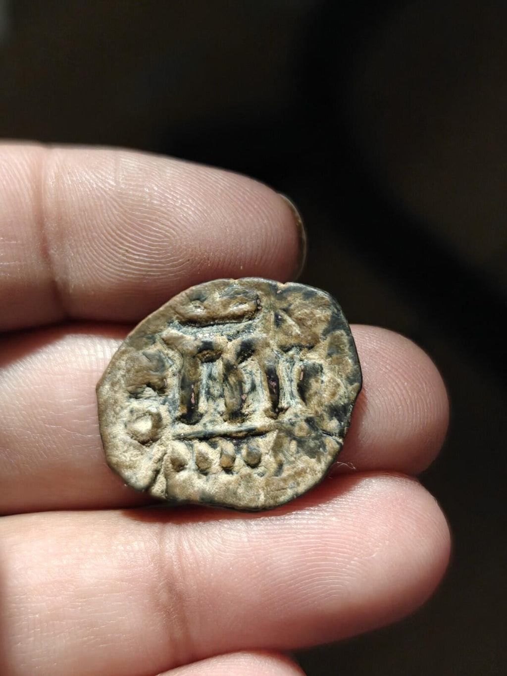 Islamic ARAB Byzantine Period UMAYYAD Æ Fals,  Three Standing Caliphate 685-690!