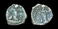 KUSHANO-SASSANIDE. UNITÉ AE. HORMIZD I KUSHANSHAH 265-295 APR. J.-C. REVERS AUTEL DU FEU