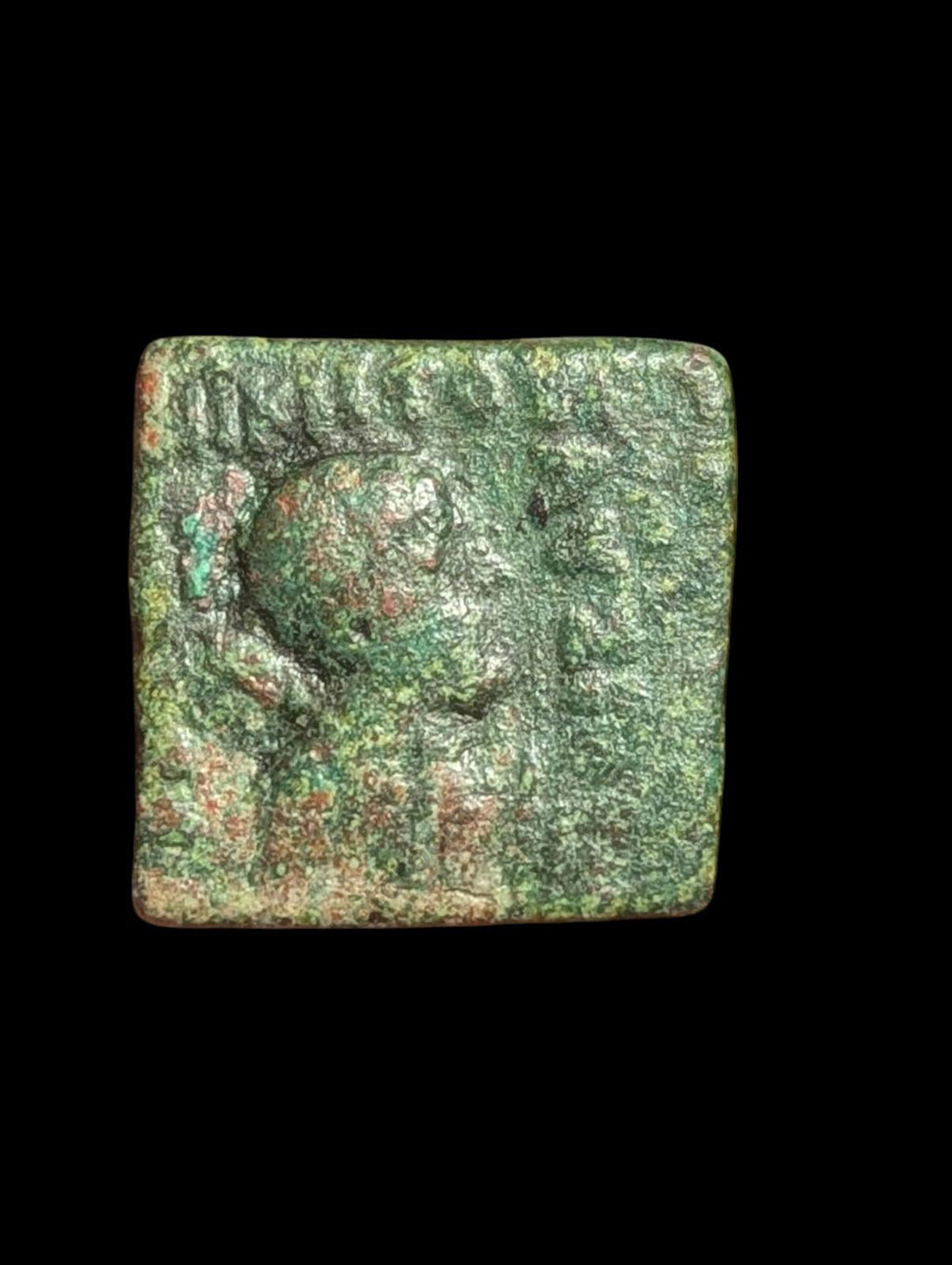 Bactria Ancient Indo-Greek Lysias Bronze Quadruple120-110 BC