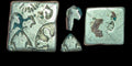 India Bengal INDUS Valley Mayuriyan Punch silver Coin 300 BC CRAB & Deer Symbol