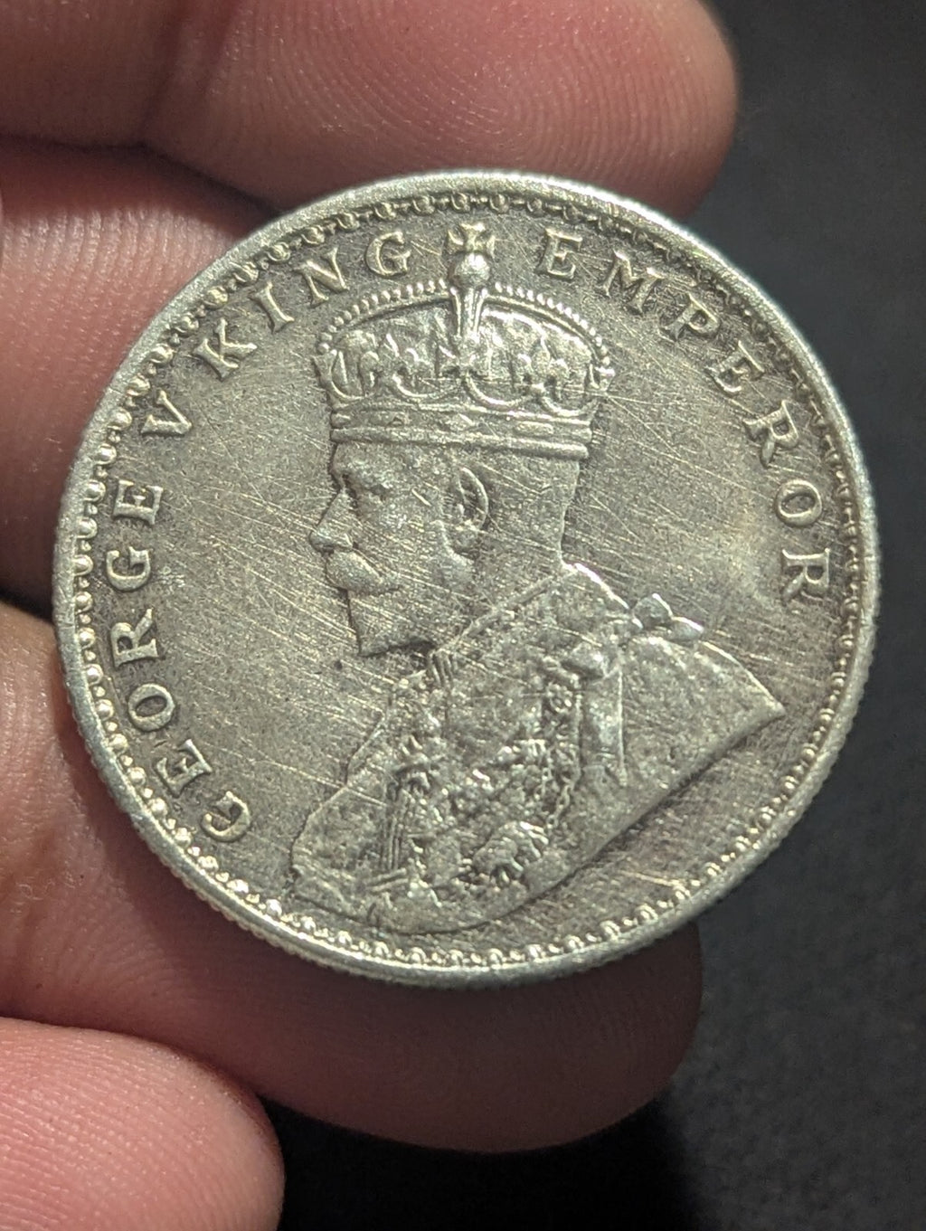 1920年英属印度一卢比银币品相极佳