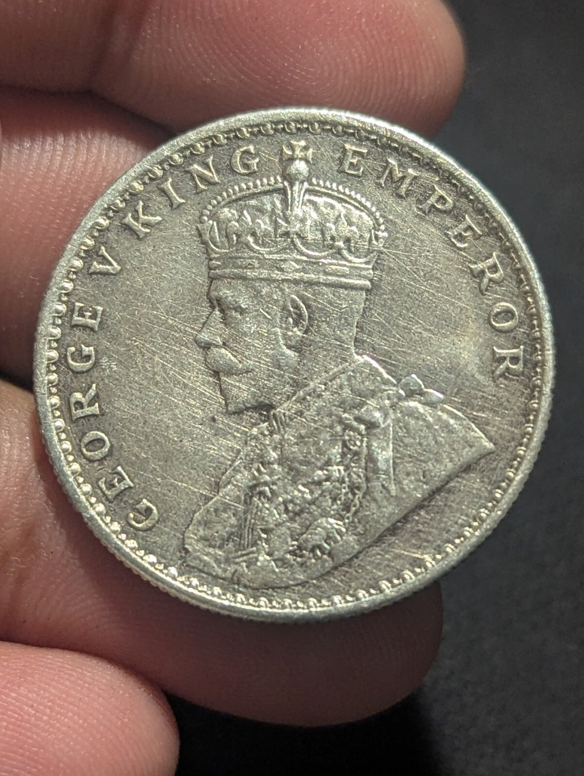1920年英属印度一卢比银币品相极佳
