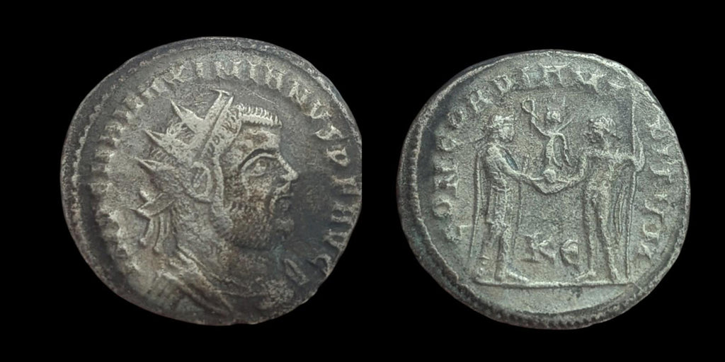 MAXIMIANUS HERCULIUS (286-305). Antoninianus Conservator CONCORDIA Roman Coin"