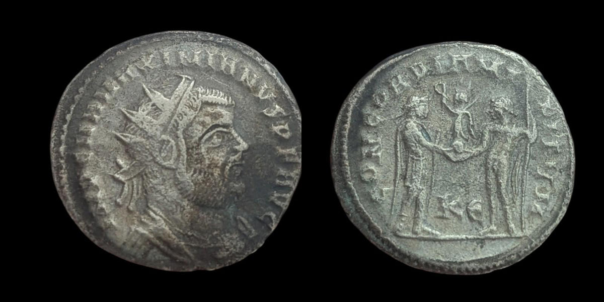 MAXIMIANUS HERCULIUS (286-305). Antoninianus Conservator CONCORDIA Roman Coin"