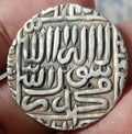 #V14# India Delhi sultanate silver Rupee Ruller ISLAM SHAH SURI 1550-1560AD Rare