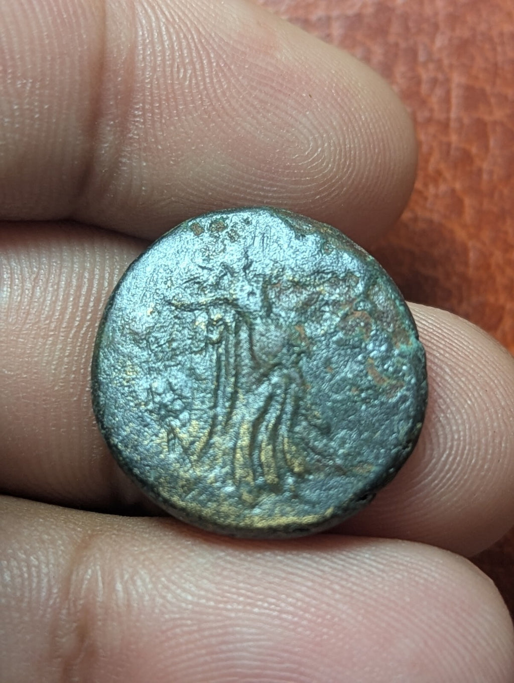Greek Bronze Coin - Amisos Pontos 120-63 BC - Mithradates VI Eupator AEGIS Nike*
