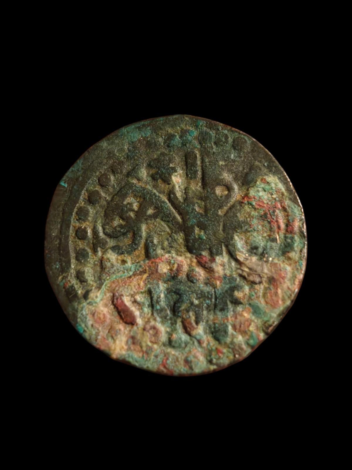 蒙古 成吉思汗 公元1206-1227年 铸币 Qunduz 伊朗历618年 骑兵 318型