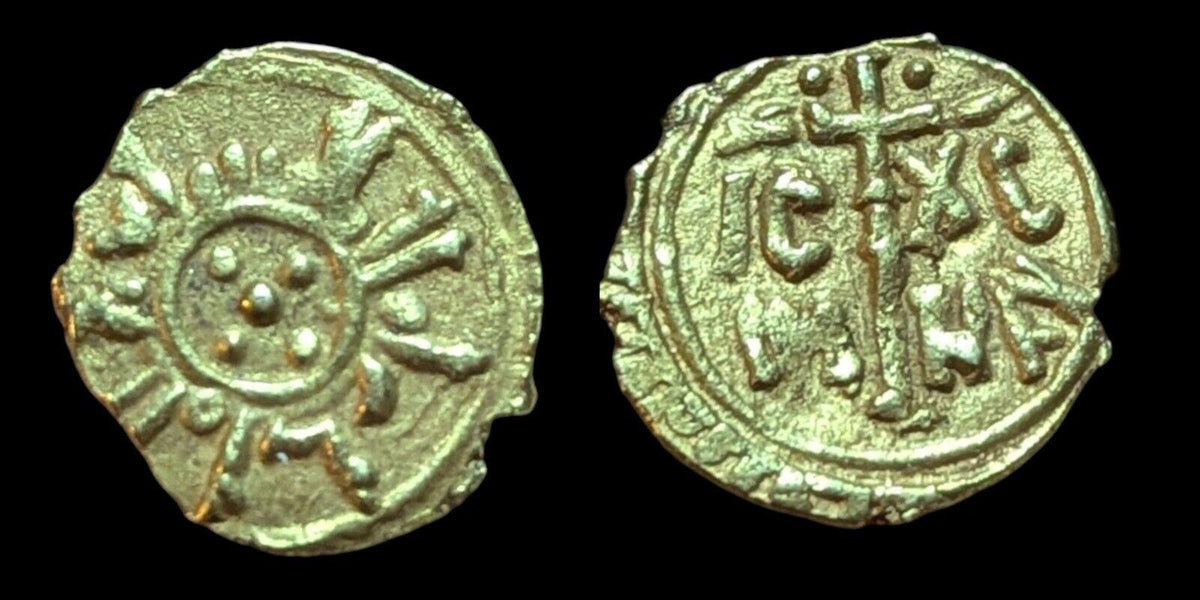 Italy, Sicily. Messina. Gold Tari Guglielmo I (0.8 Grms) Rare Five Pallet