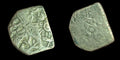 INDE ANCIENNE Magadh Janapada CERF Symbole Pièce en argent à poinçon 400 av. J.-C.