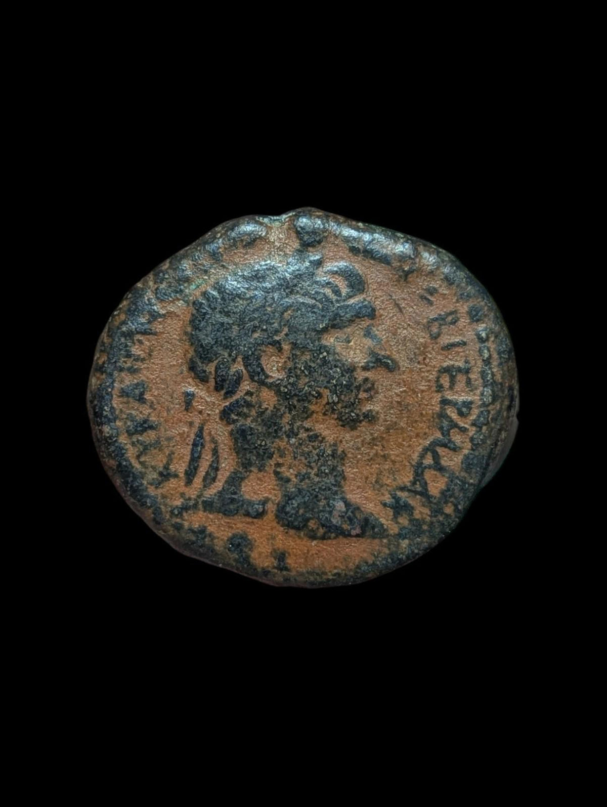 Trajan. Ancient Roman Provencial coins SC On Wreth Antioch 15,1 gr.