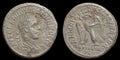 PHILIPPE II comme Auguste 249 apr. J.-C. Antioche Tétradrachme Monnaie romaine antique AIGLE i85505