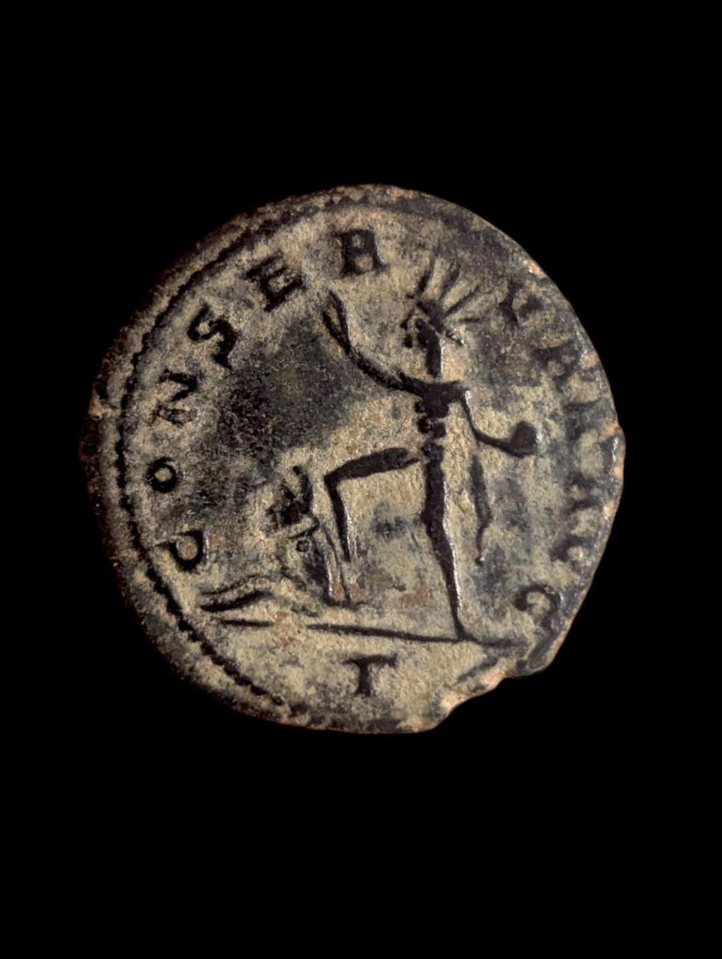 Aurelian Antoninianus Sol treading down captives ROME Mint