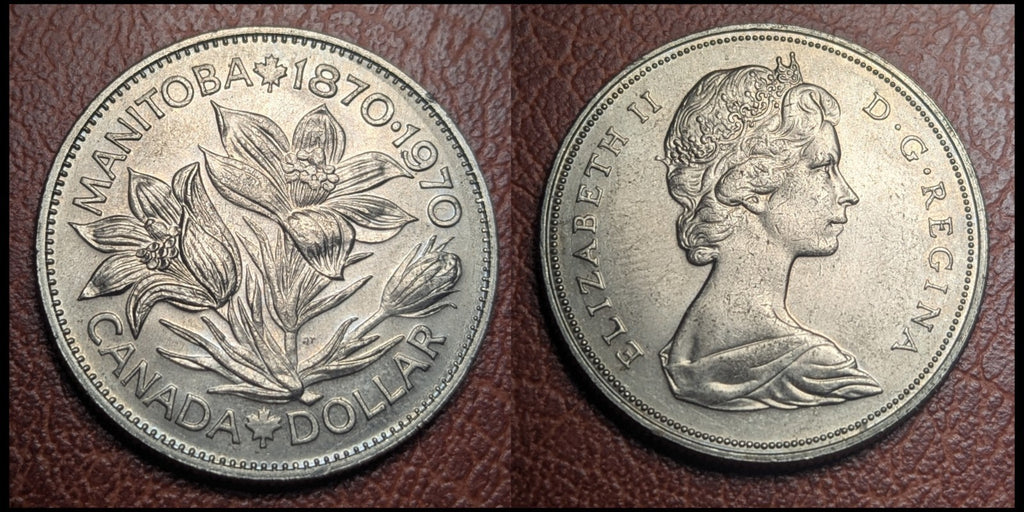 Canada Manitoba Dollar 1970 KM78 Better Grade