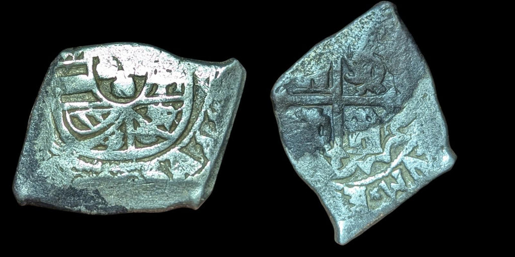 Pirate Cob Mexique colonial espagnol 4 Reales 1711-1728 Rare, 13G Philippe V
