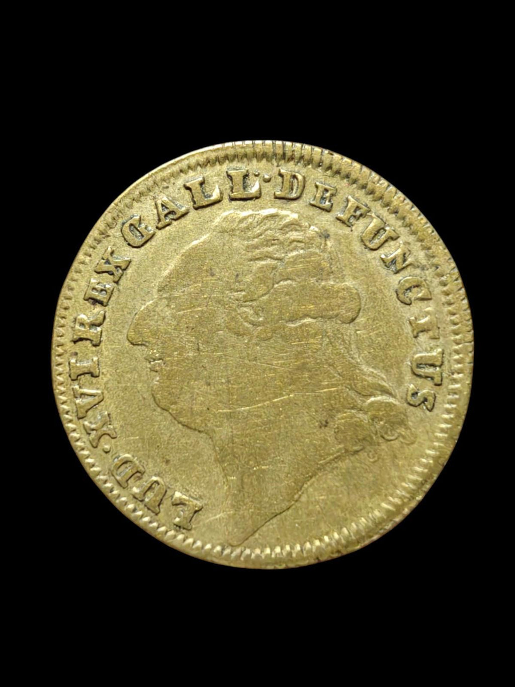 France Jetons Royaux Louis XVI Jeton Ludwig Optimo Principi Statue équestre