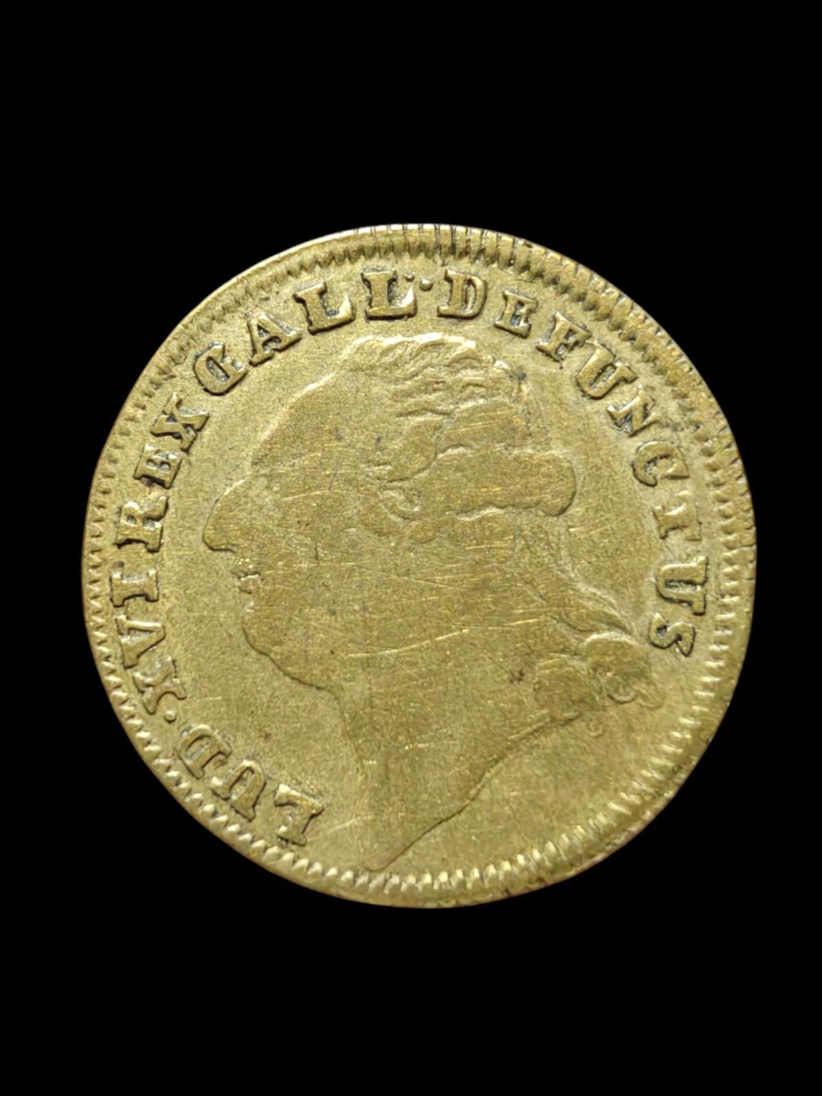 France Jetons Royaux Louis XVI Jeton Ludwig Optimo Principi Statue équestre