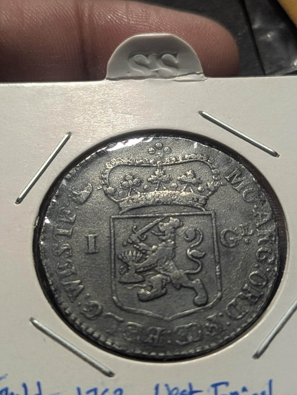 1762 荷兰盾 西弗里斯兰 银币 流通 荷兰语