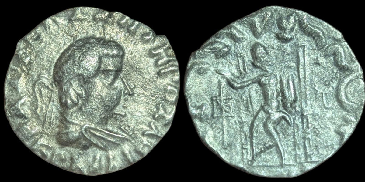 BACTRIANE, Royaume indo-grec. Hermaios Soter. Circa 105-90 av. J.-C. Tétradrachme en AR
