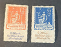Germany Stamps 1922, Planting Charity, Sc SP1 set, MNH