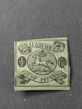 Brunswick (Germany) 1863 coat of arms stamp (Michel 10) unused/MLH