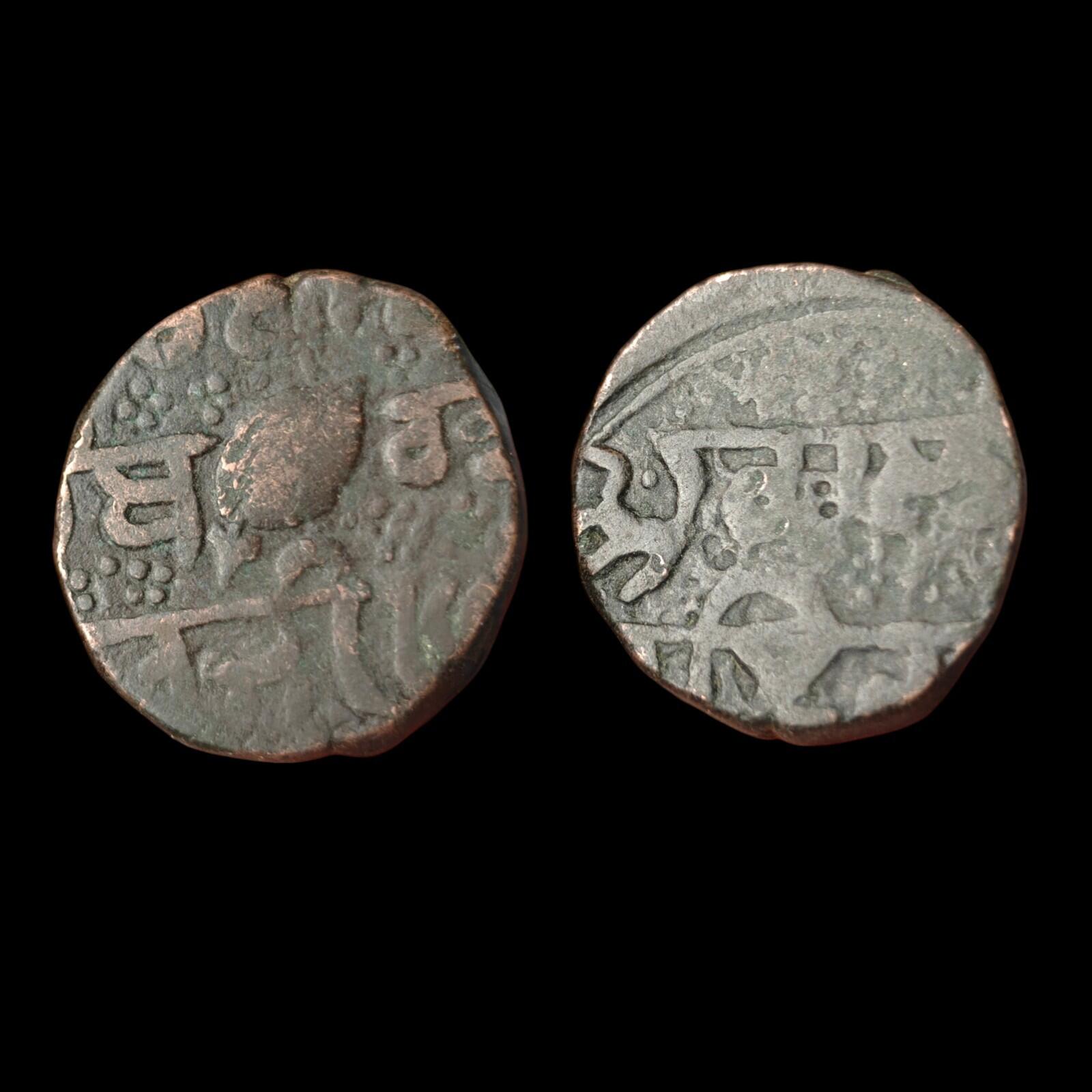 1 派萨 – 锡克帝国 Jaraba Sri Amritsarji 1885 罕见品种细节币面硬币