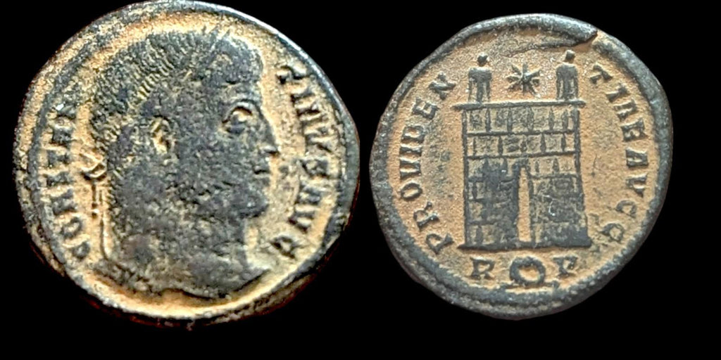 Constantin Ier (310-337 apr. J.-C.) Follis de bronze (Æ), Rome, 326-328 apr. J.-C.