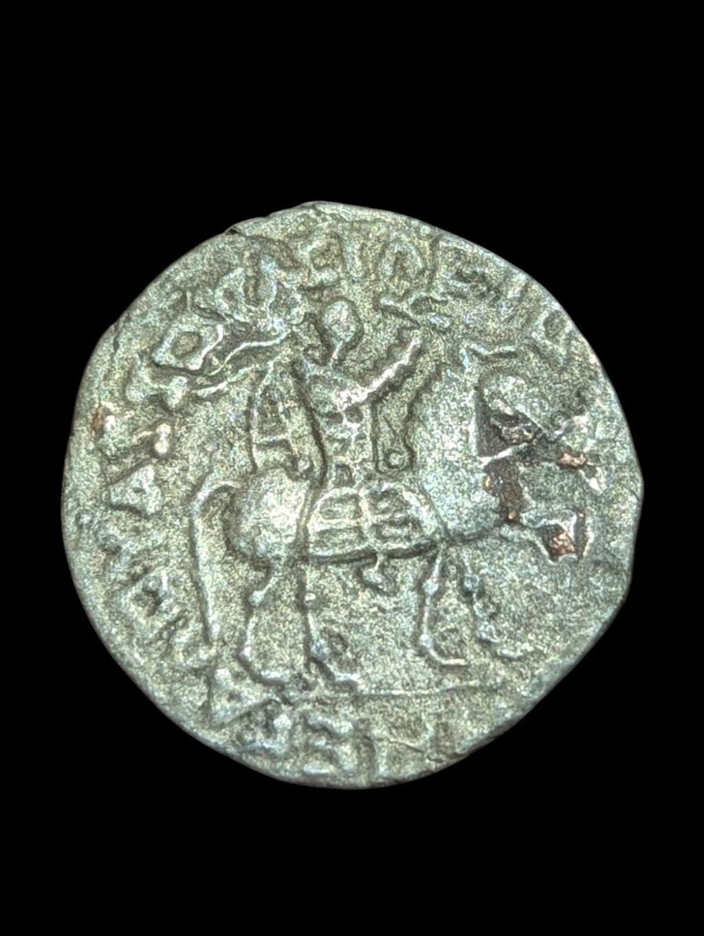 Ancien Royaume indo-scythe Azès II Tétradrachme en argent