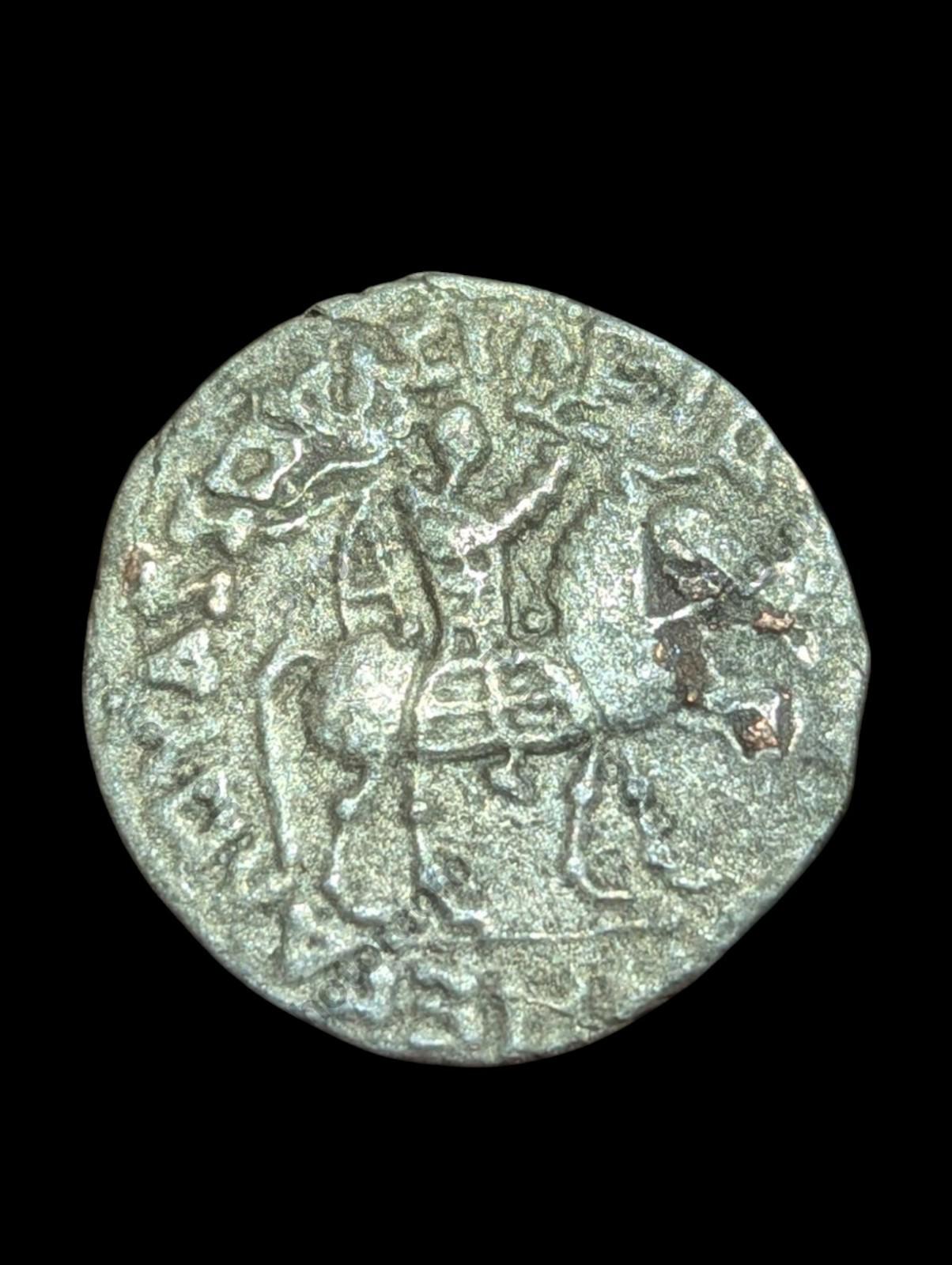 Ancien Royaume indo-scythe Azès II Tétradrachme en argent