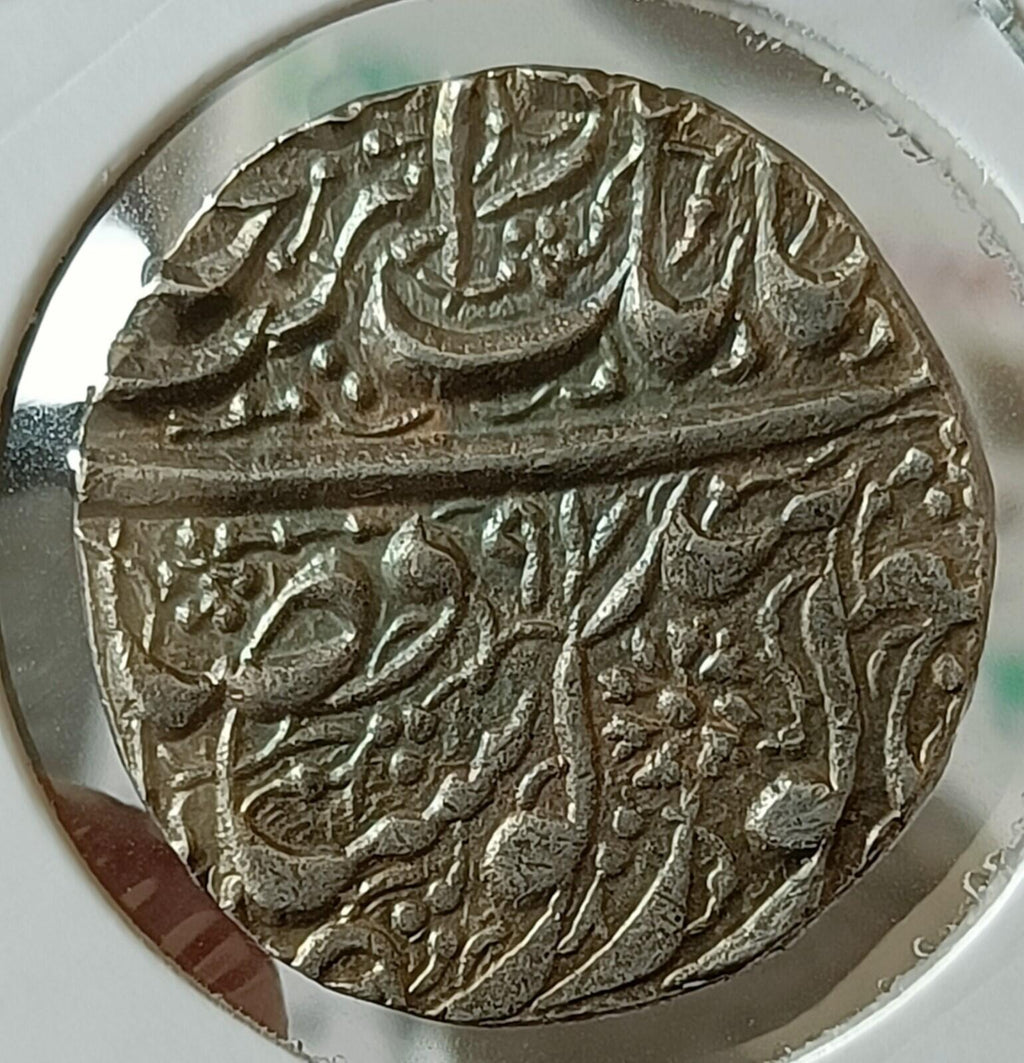 #KN-36#Inde-Empire Sikh, Roupie en argent du Maharaja Ranjit Singh 1885/97 Grade supérieur