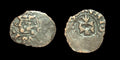 Denier 1670 CA Zaragoza Mint Spain Kingdom of Aragon Spanish states 1670 dener
