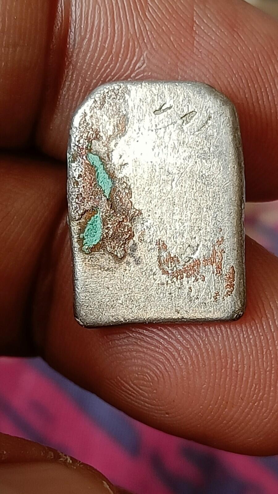 #AB49#India⭐INDUS Valley⭐ Mayuriyan Punch Mark Silver Coin SUN Symbols 300 BC