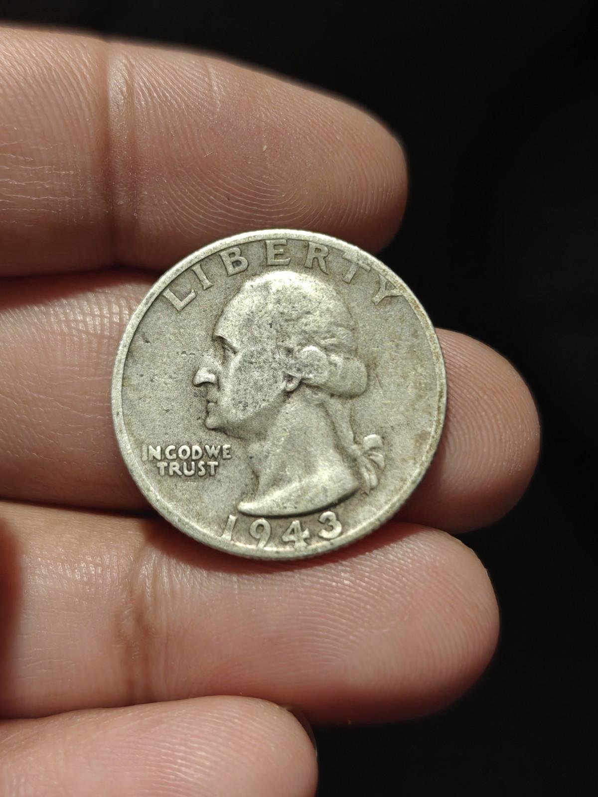 1943-S Washington Silver Quarter San Francisco Mint Choice