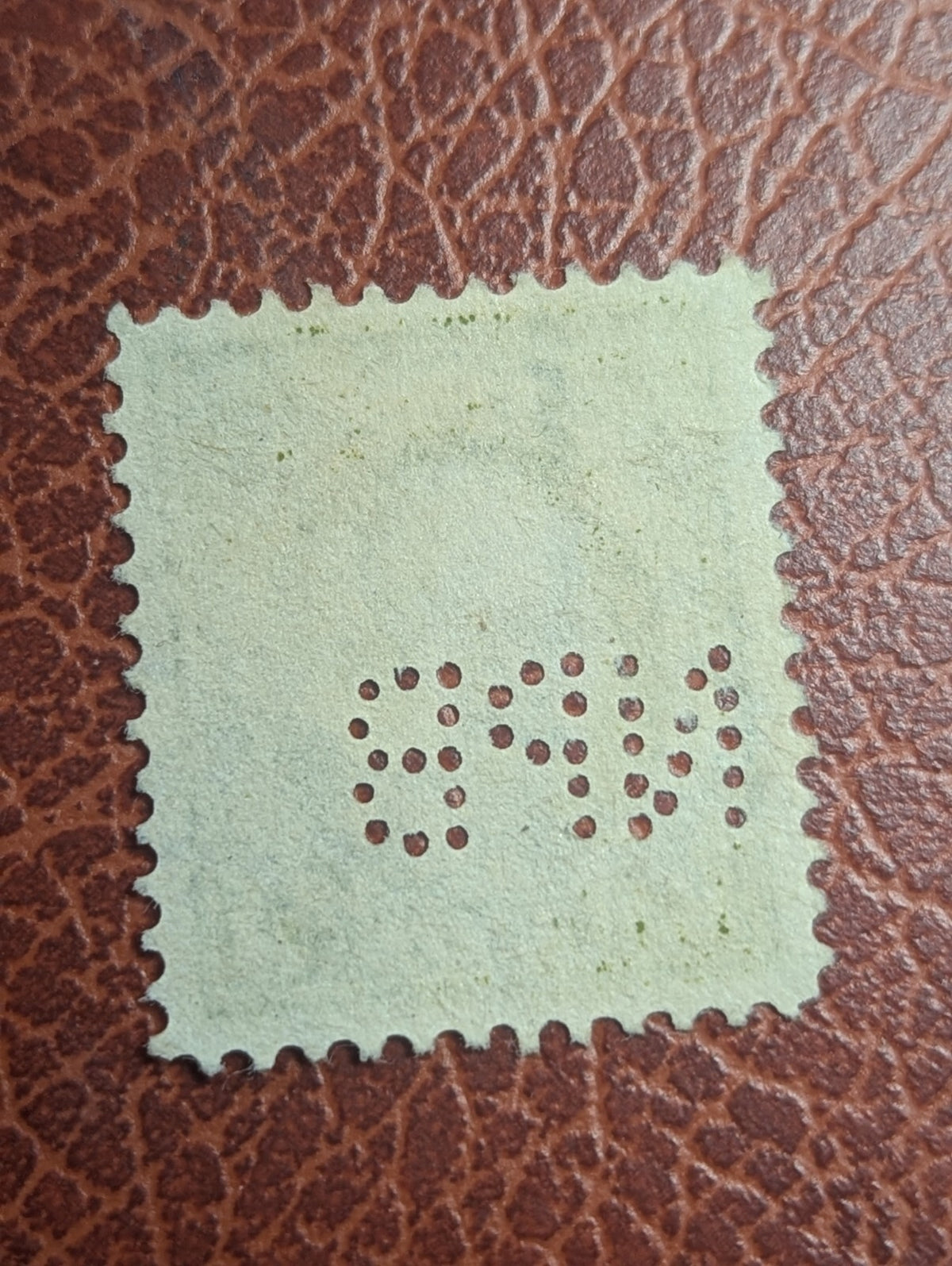US Stamp, Scott #414, 1912 8c Franklin, Pale Olive Green,Perf 12 / Used NPB