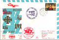 Israel Cover 1st TWA 747 Service Flight Tel-Aviv-Rome, Italy 1971. x46170