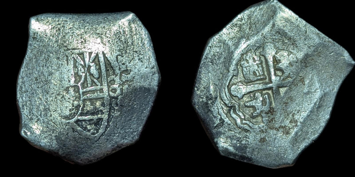 Pirate Cob Spanish colonial Mexico 8 Reales 1711 -1728 Rare, 26.8 G*"