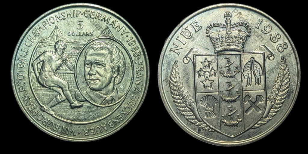 Niue 5 dollars 1988, Franz Beckenbauer