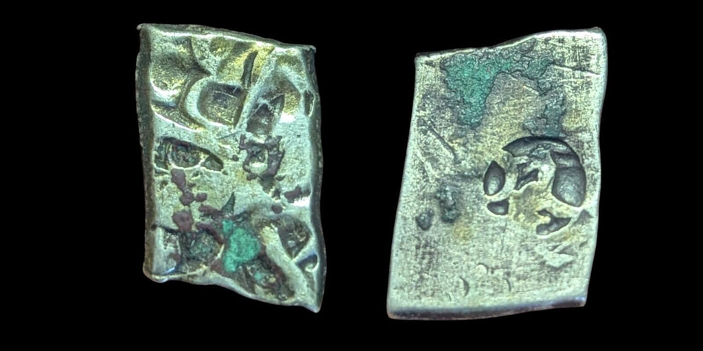 India ⭐ INDUS Valley Mayuriyan Punch ⭐ silver Coin 300 BC