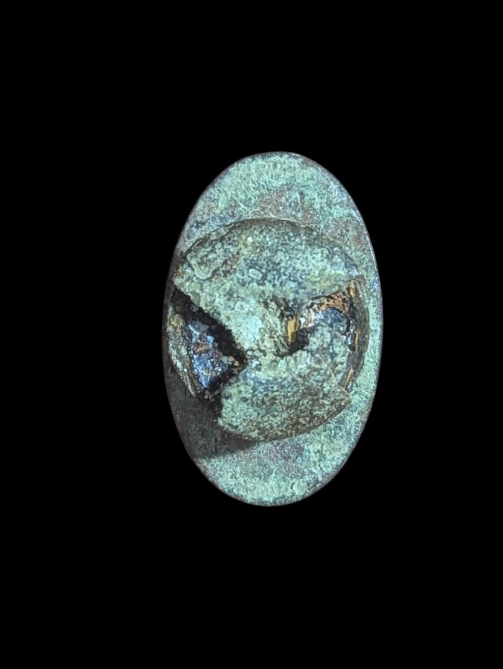 16th / 17th Century Spanish Military Button:  Floral Vintage