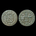 LIÈGE Jean-Théodore de Bavière 1744-1750 Liard d'argent 1744