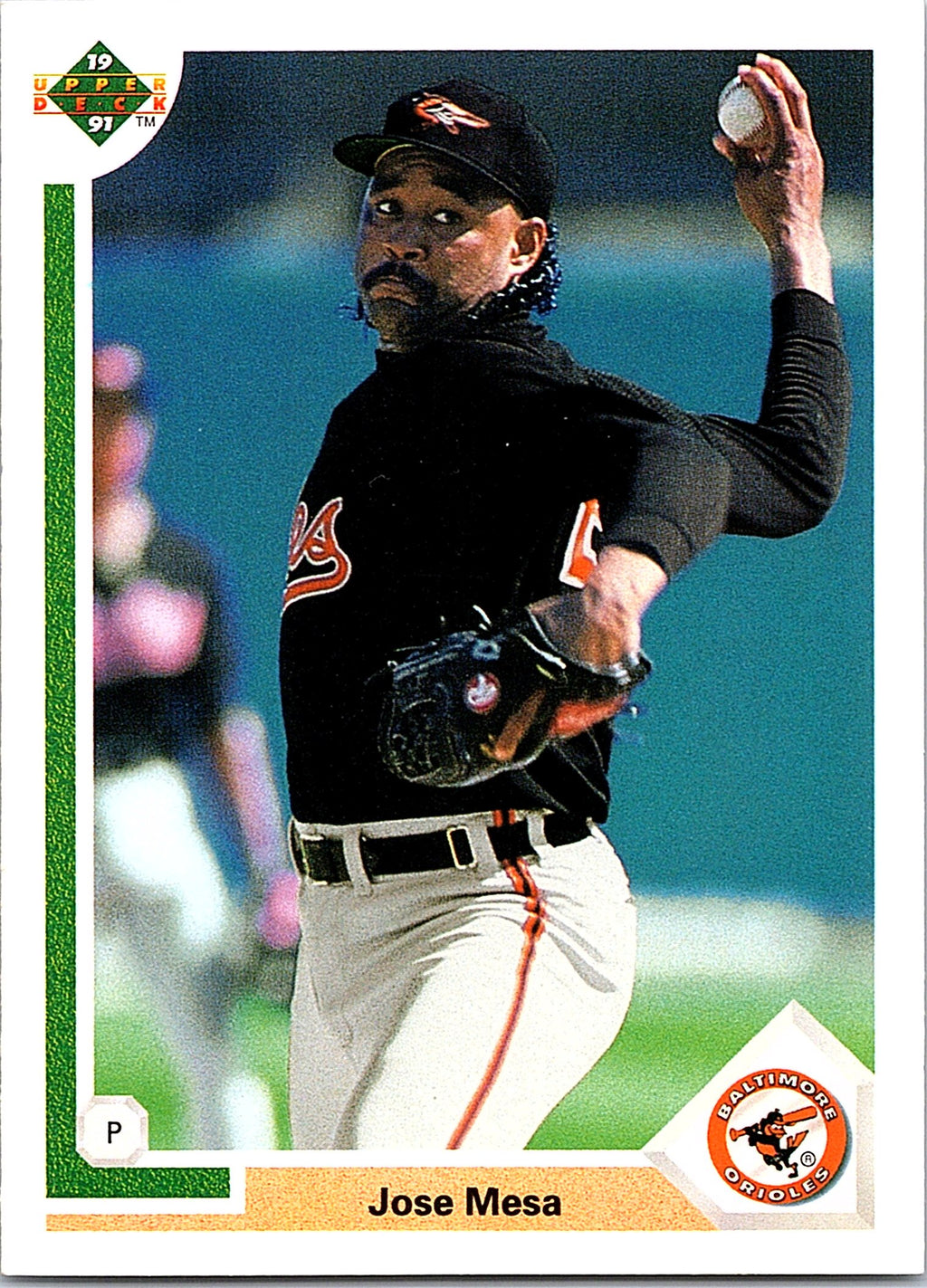 1991 Upper Deck #703b Jose Mesa