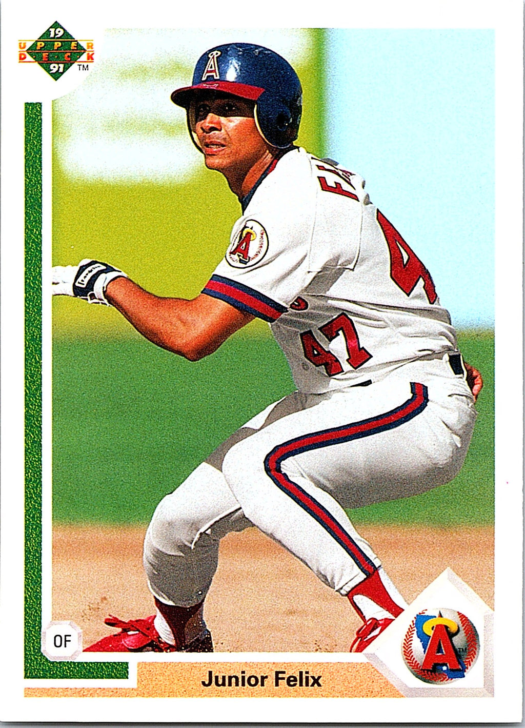 1991 Upper Deck #711b Junior Felix