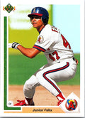 1991 Upper Deck #711b Junior Felix