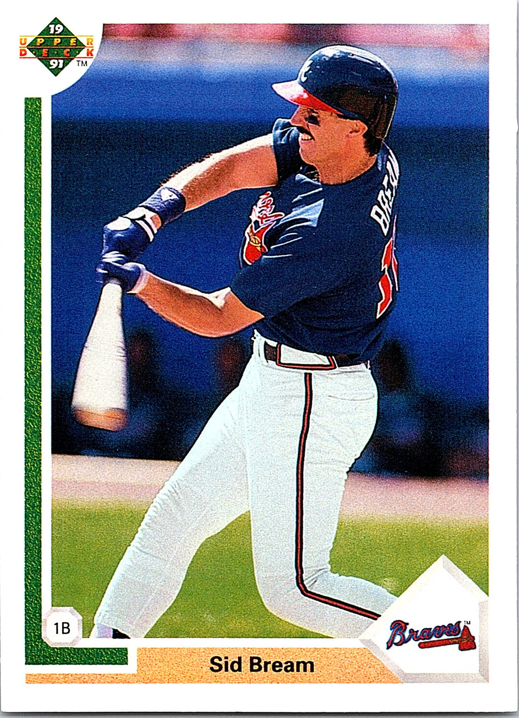1991 Upper Deck #710b Sid Bream