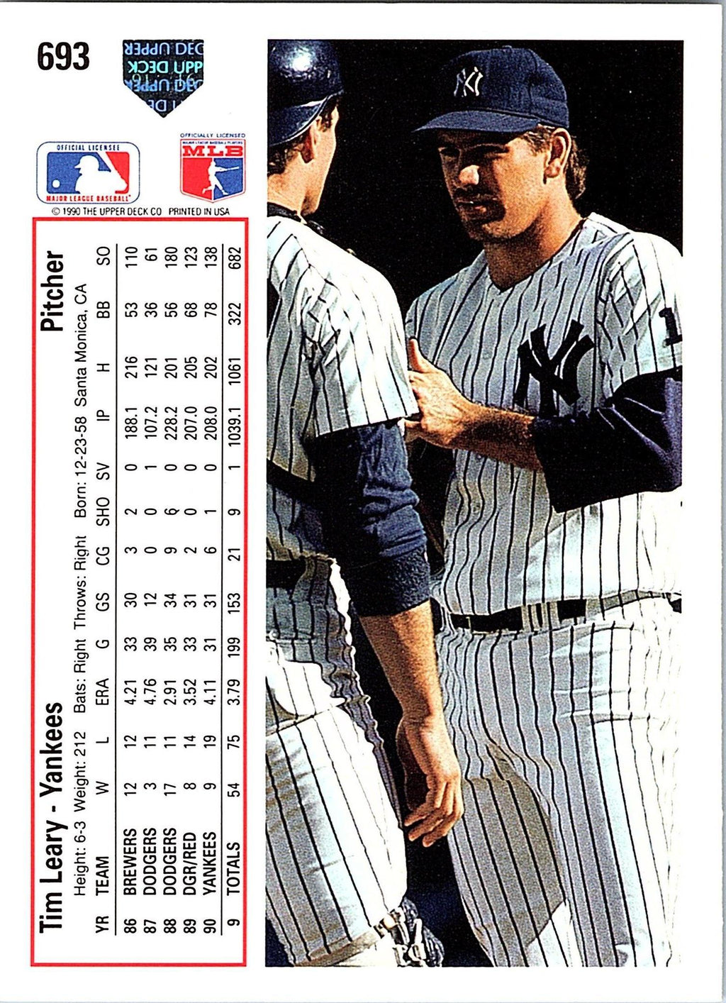 1991 Upper Deck #693 Tim Leary