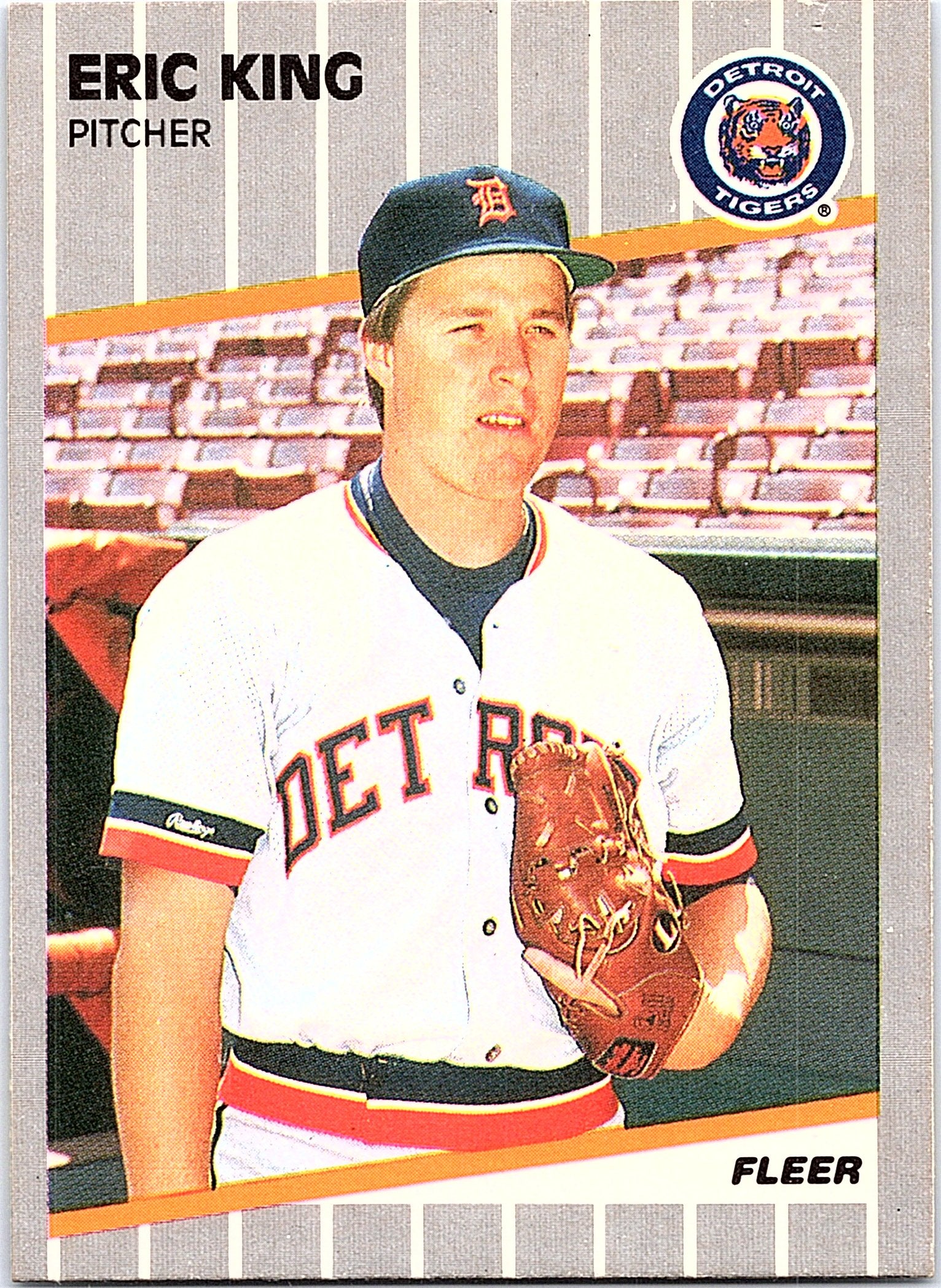 1989 Fleer #136 Eric King