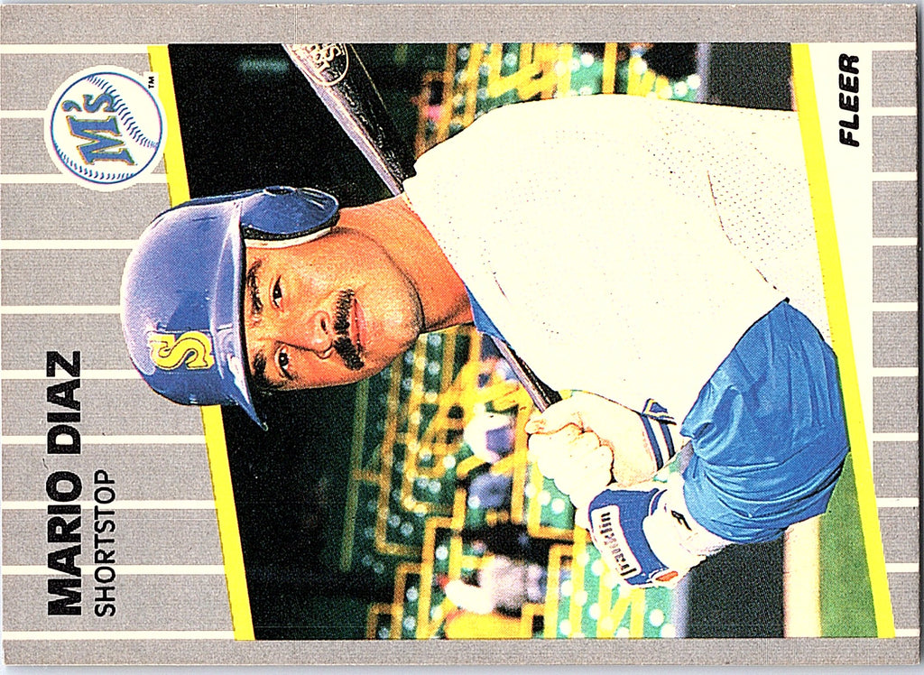 1989 Fleer #547 Mario Diaz