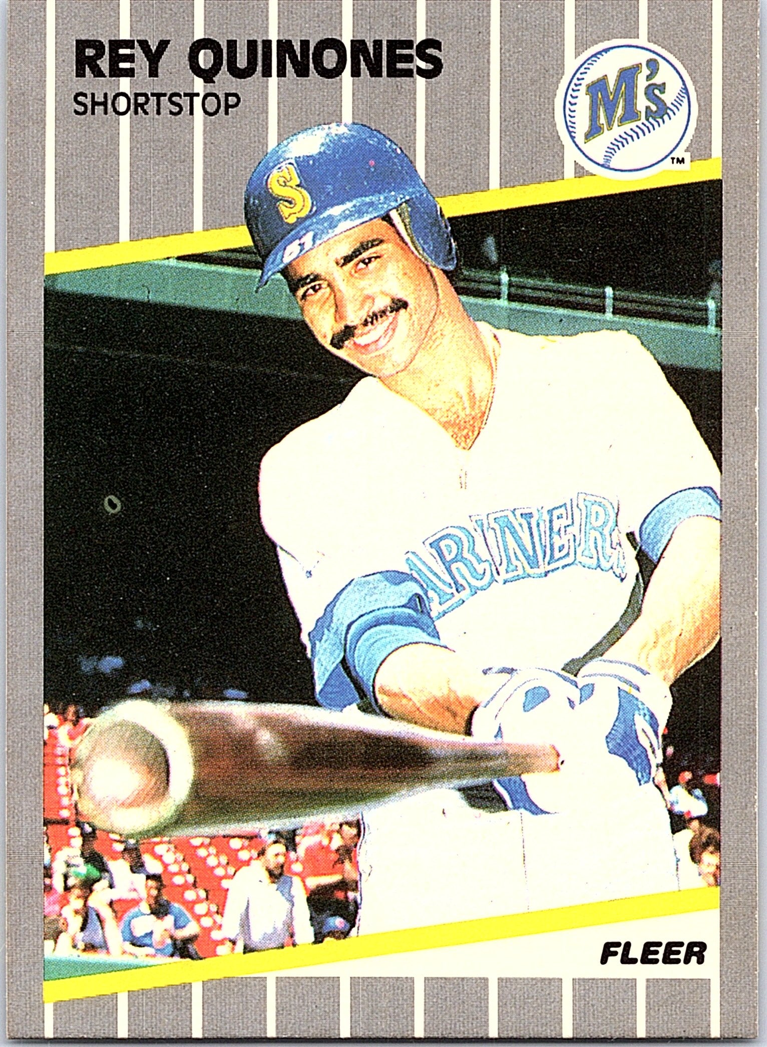 1989 Fleer #556 Rey Quinones