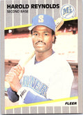 1989 Fleer #558 Harold Reynolds