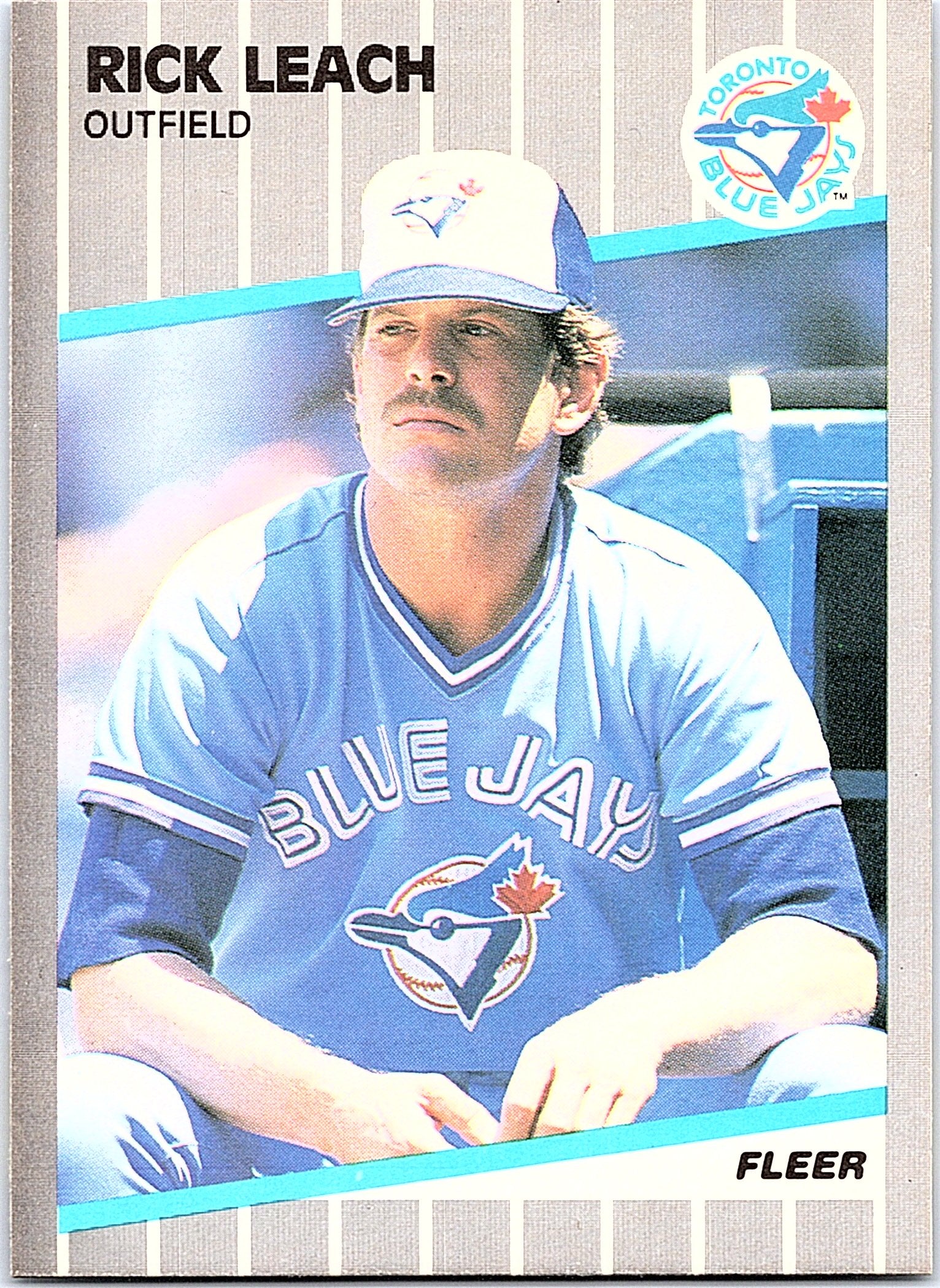 1989 Fleer #237 Rick Leach