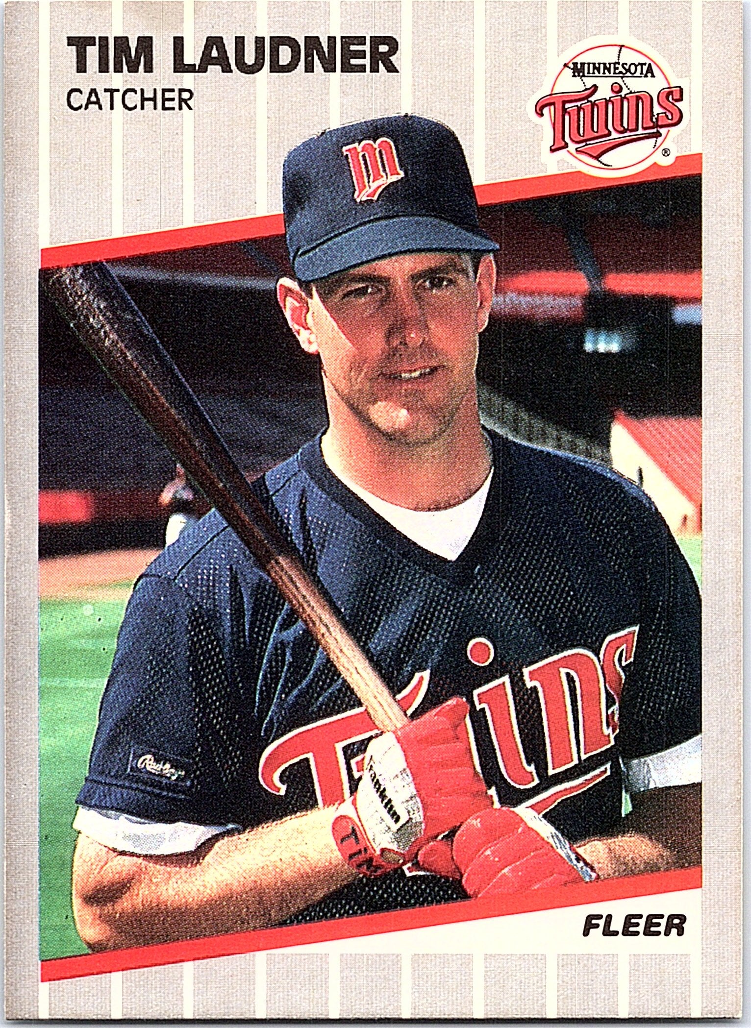 1989 Fleer #118 Tim Laudner